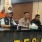 Foto: Jajaran Polres Cianjur saat menggelar pers rilis kasus pembunuhan di Mapolres Cianjur, Rabu (25/6/2025). 